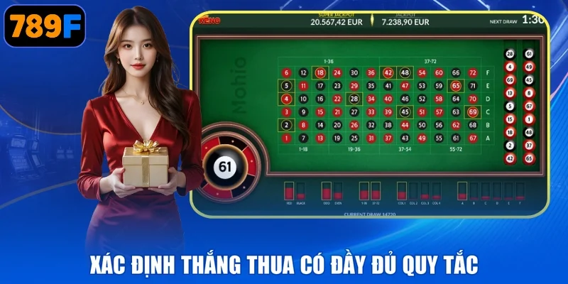 Xác định thắng thua có đầy đủ quy tắc